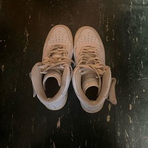 White Nike Air Force 1’S Size 11